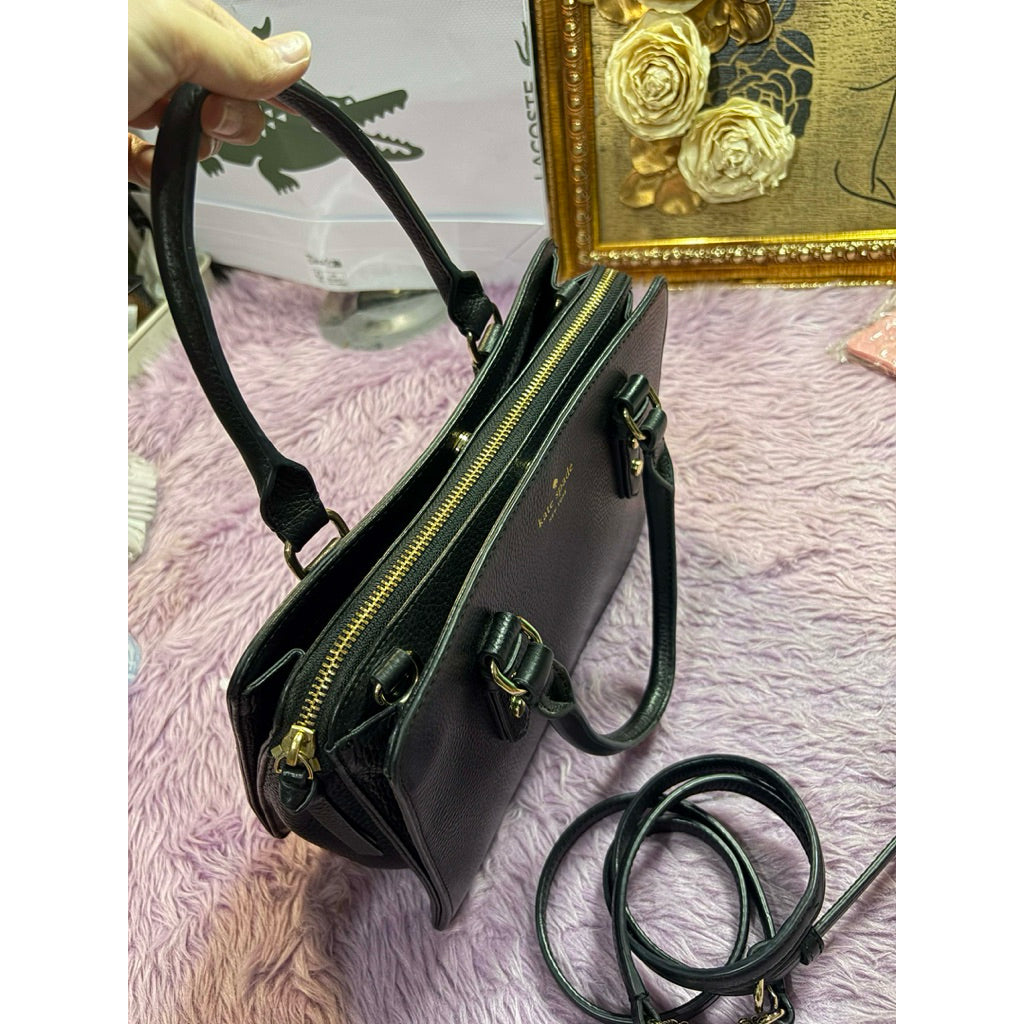ORIG Preloved KS Mulberry Street Lise Satchel Black Bag