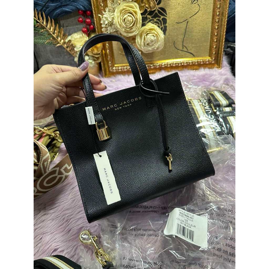 ORIG & IMPORTED MJ Mini Grind Tote Bag in Black