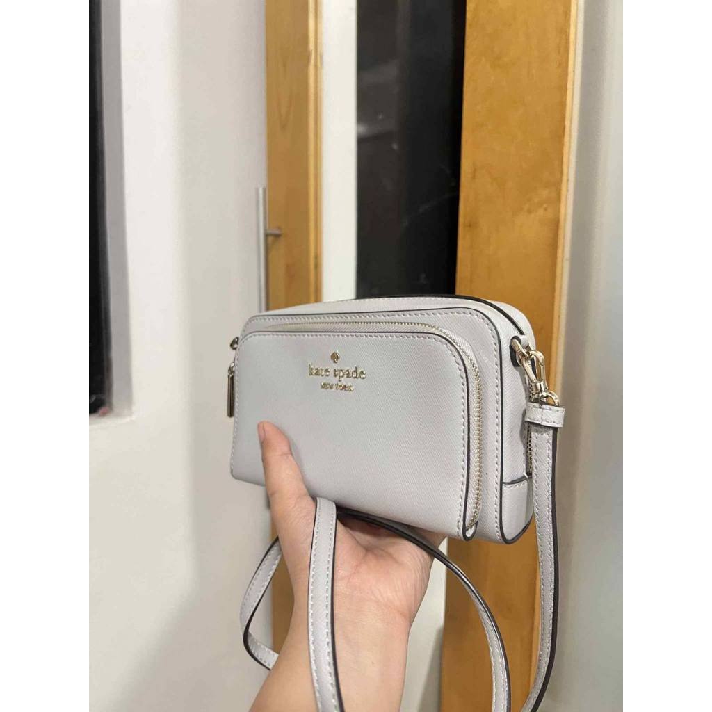 ORIG Preloved KS Staci Dual Zip Around Crossbody Small Lilac Bag