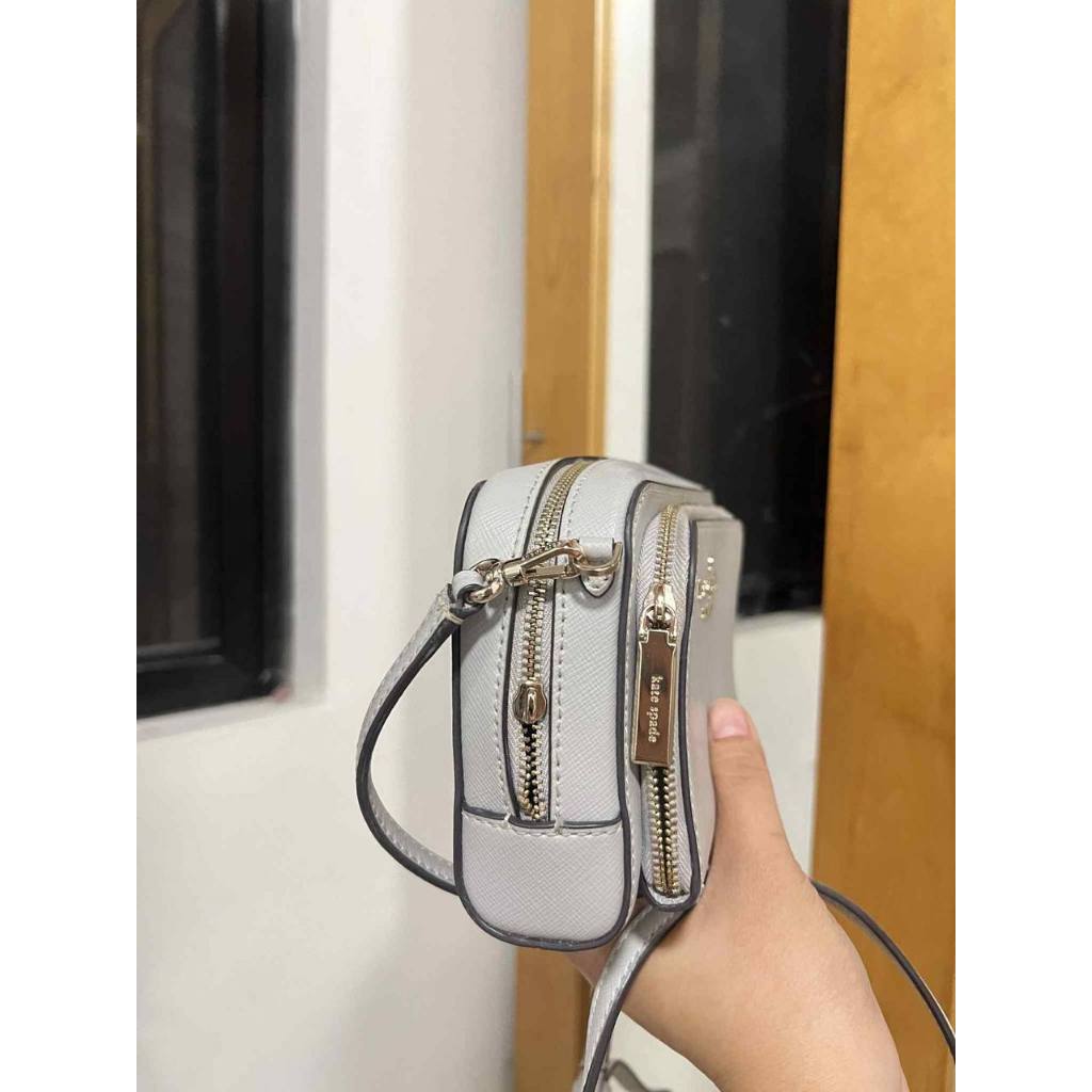ORIG Preloved KS Staci Dual Zip Around Crossbody Small Lilac Bag