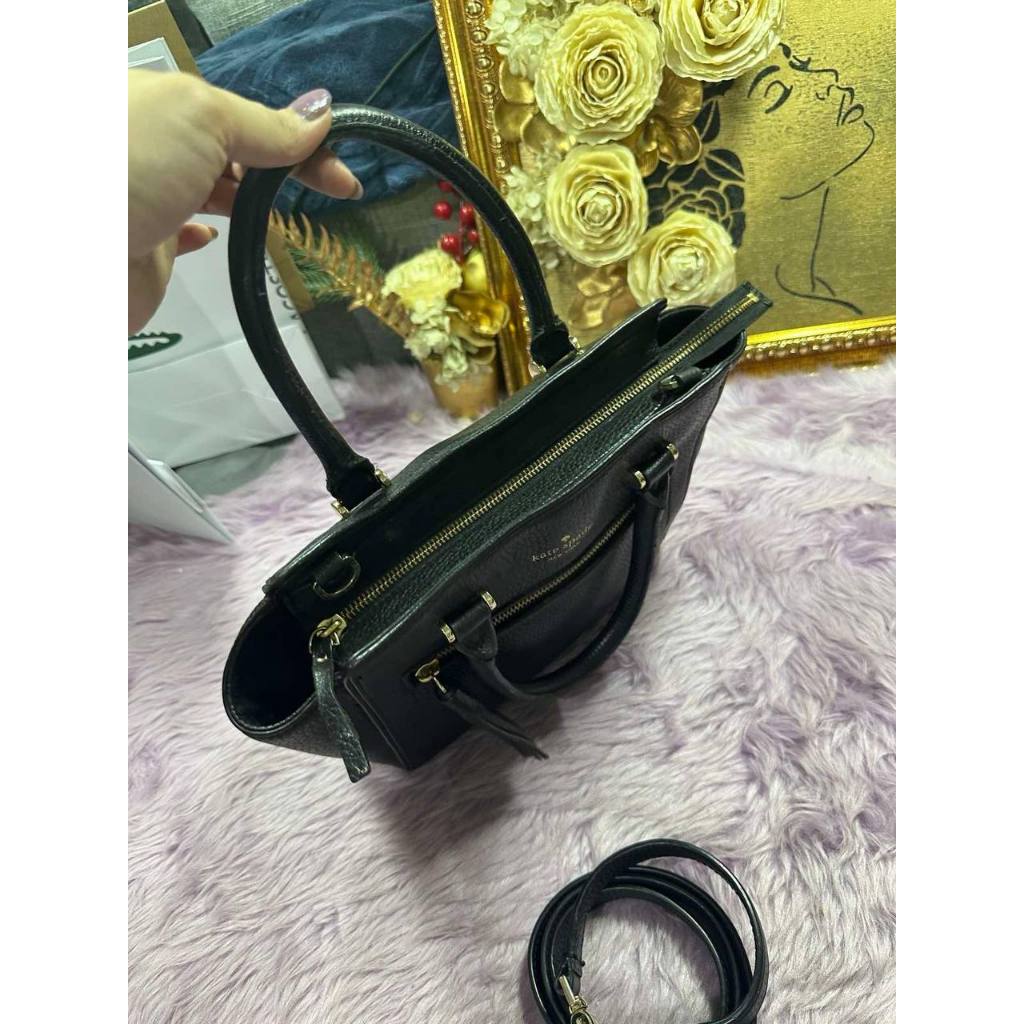 ORIG Preloved KS Chester Street Small Allyn Satchel Black Bag