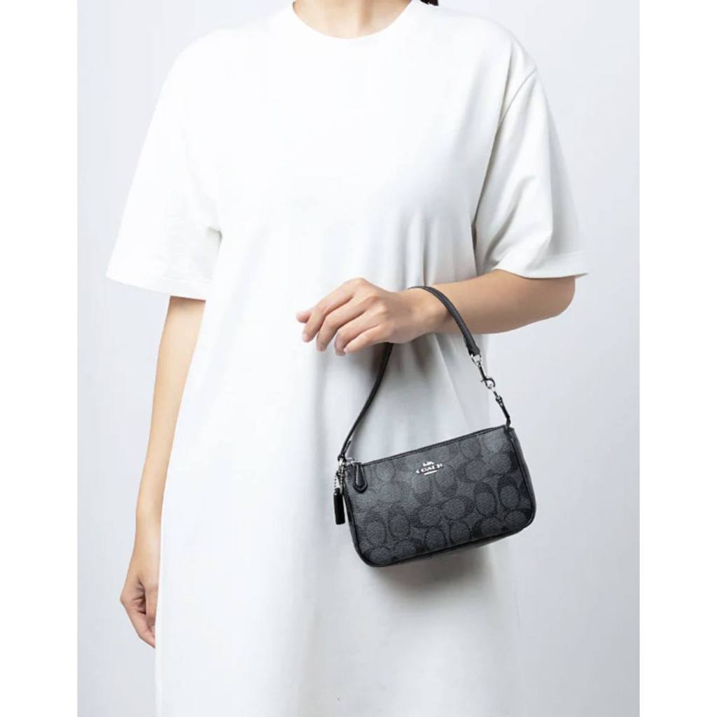 ORIG & IMPORTED CCH Nolita 19 In Signature Canvas Graphite Black Small Kilikili Bag