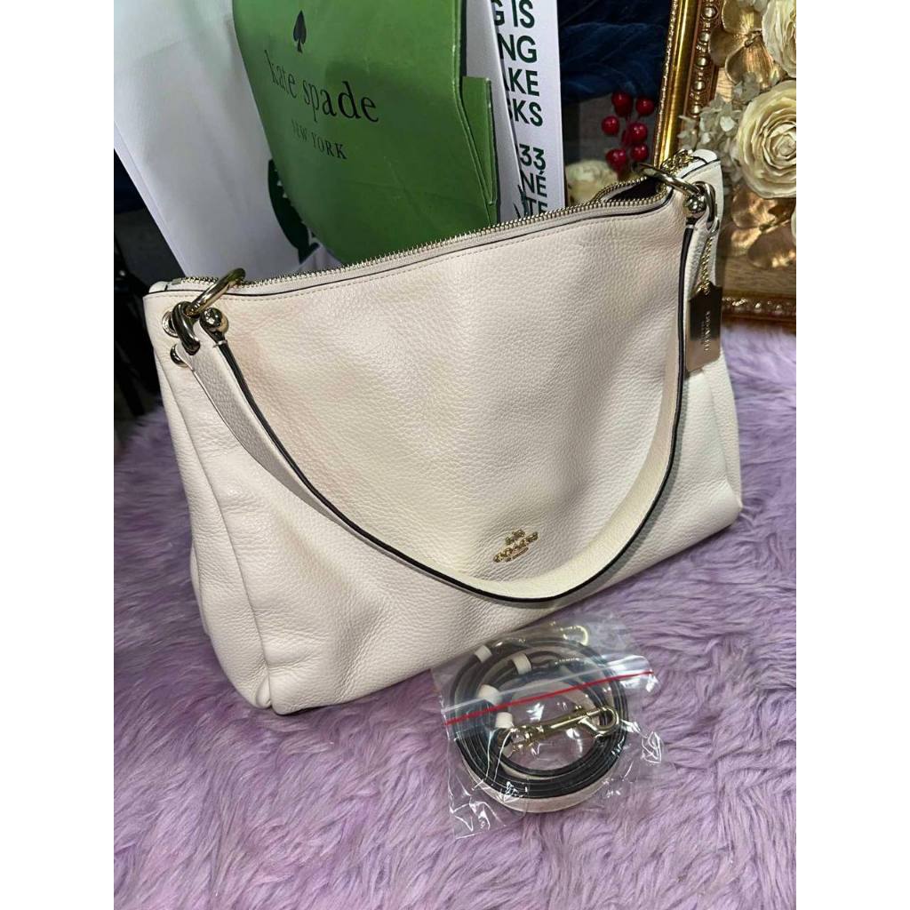 ORIG Preloved CCH Mia Shoulder White Bag