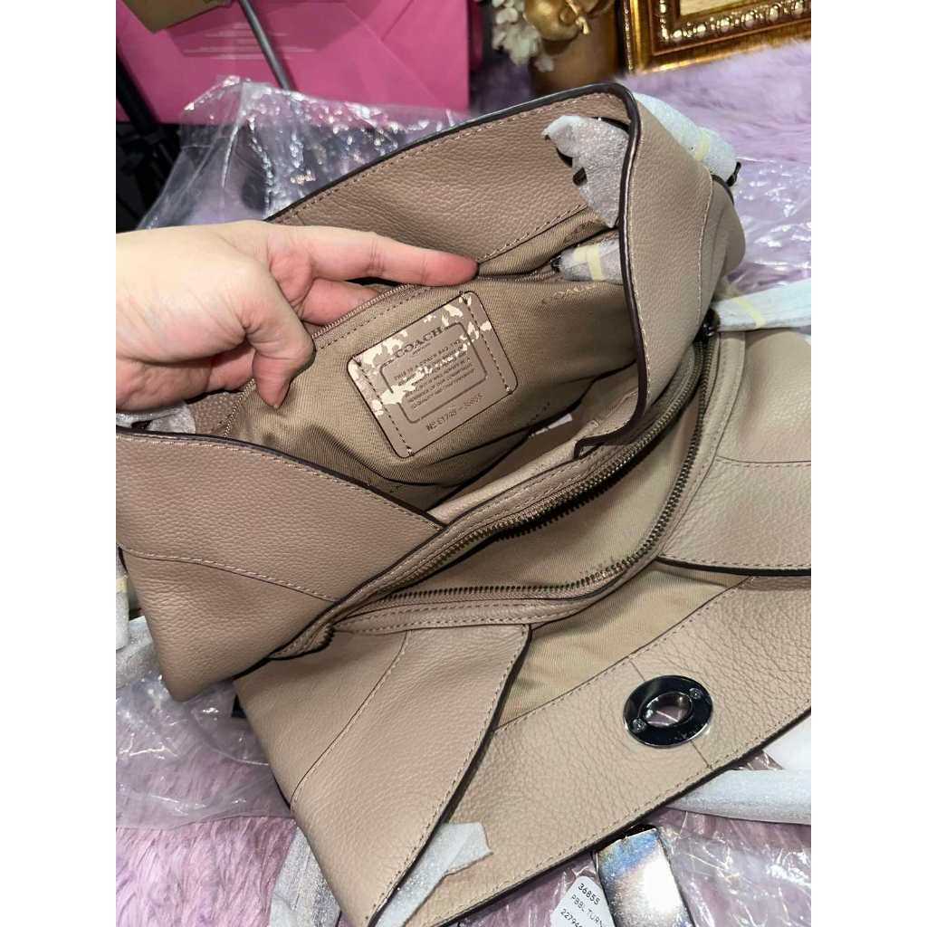 ORIG & IMPORTED CCH Turnlock Edie Shoulder Brown Taupe Bag