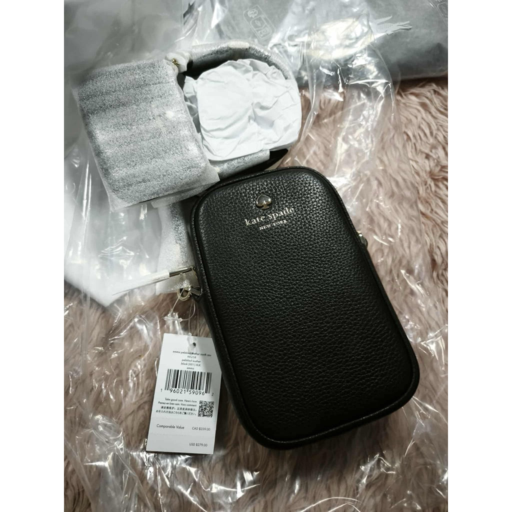 ORIG & IMPORTED KS Emma Phone Crossbody Small Black Bag with wallet