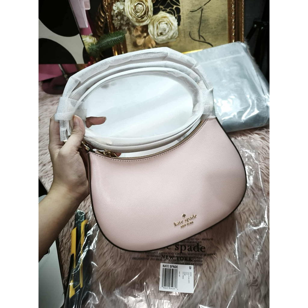 ORIG & IMPORTED KS Paige Medium Convertible Crossbody Shoulder Pink Brown Fawn Bag