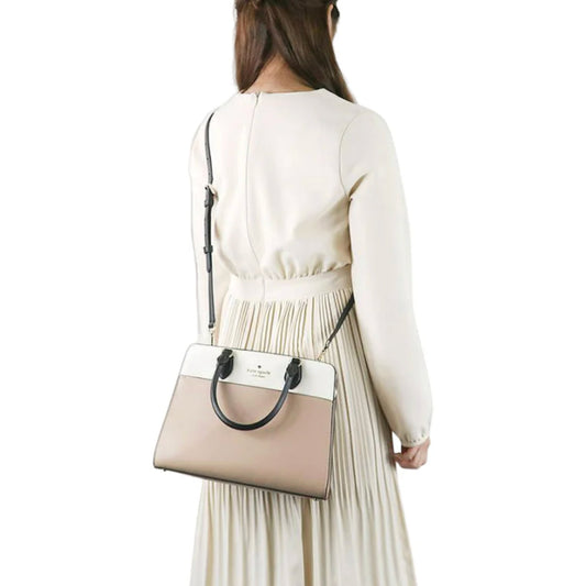 ORIG Preloved KS Madison Small Satchel Beige Bag