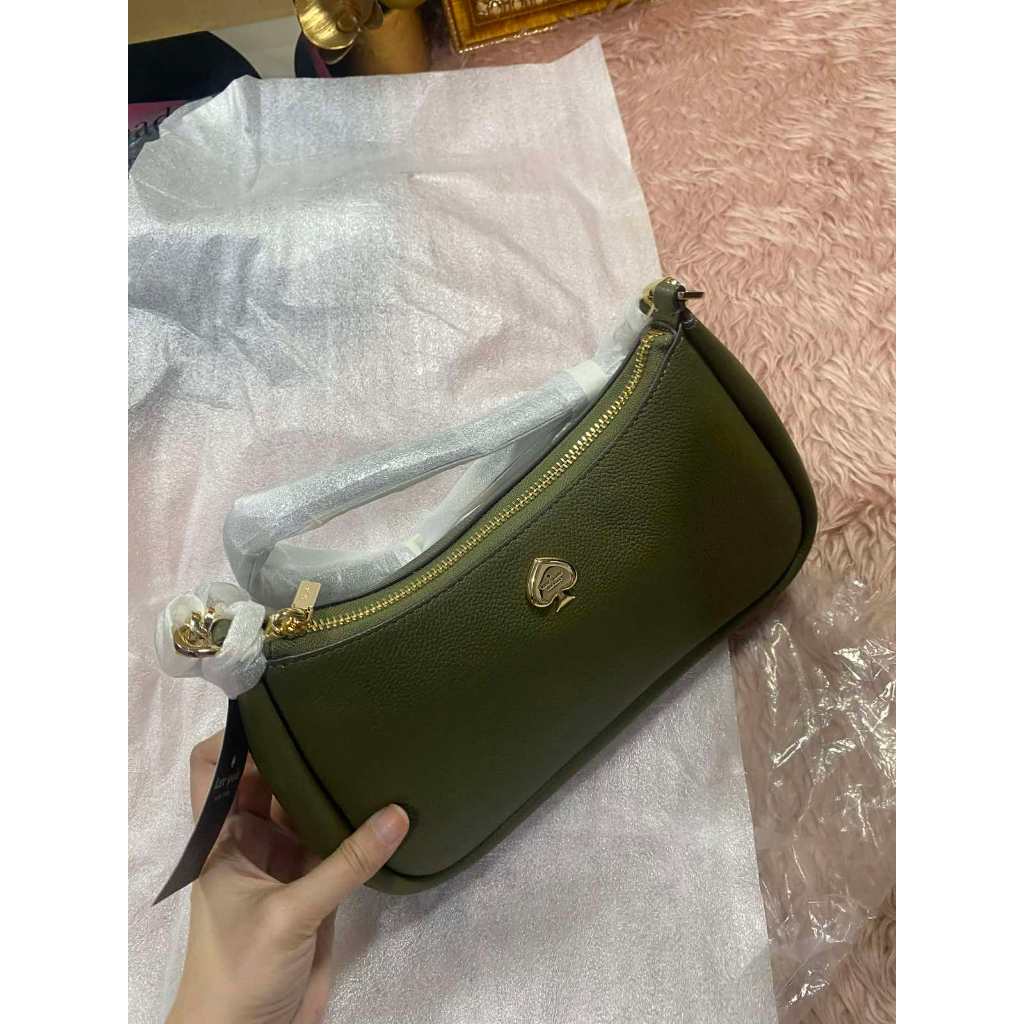 ORIG & IMPORTED KS Kayla Small Convertible Shoulder Green Bag