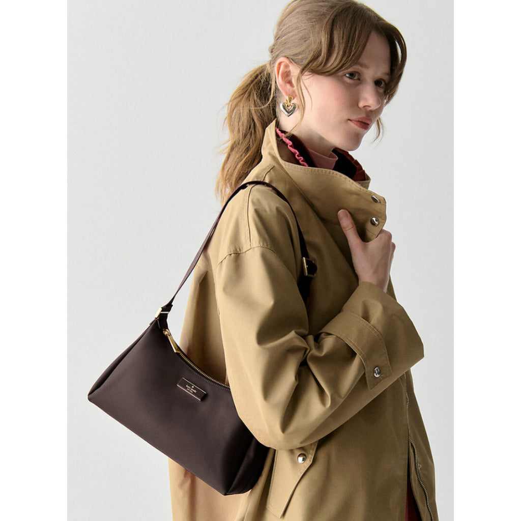 ORIG & IMPORTED KS Carter Small Nylon Shoulder Black/Brown/Pink/taupe/Green/Purple Bag