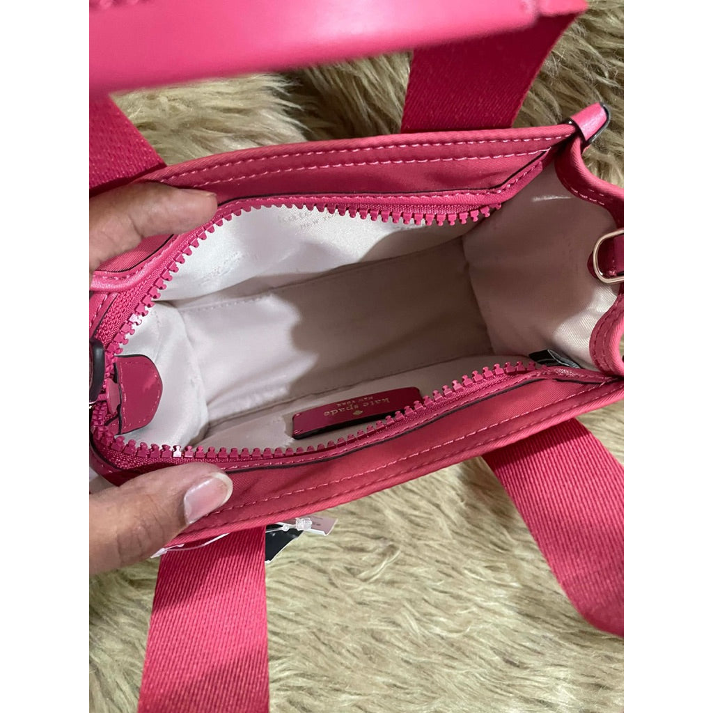 ORIG & IMPORTED KS Kip Nylon Mini Small Large Tote Black Pink Bag