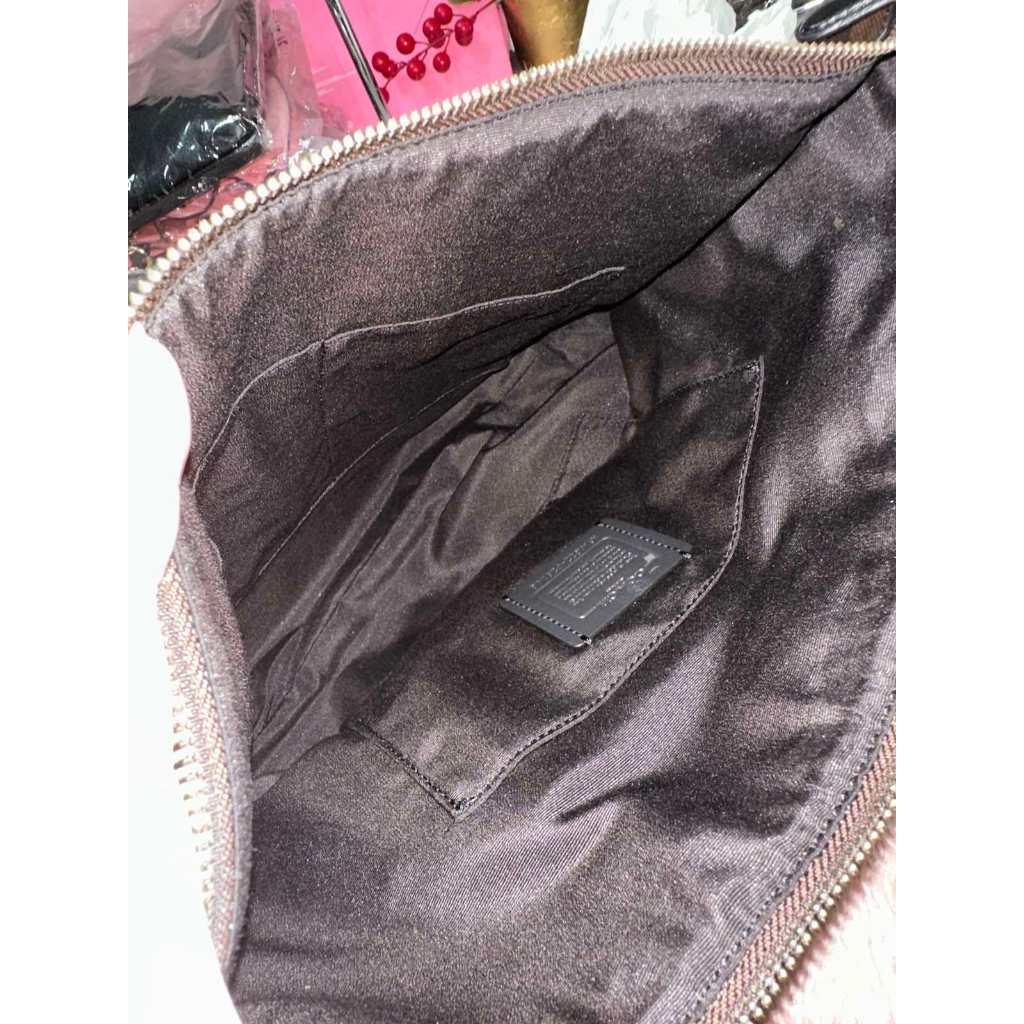ORIG & IMPORTED CCH RARE Zip Top Tote Brown Medium Bag