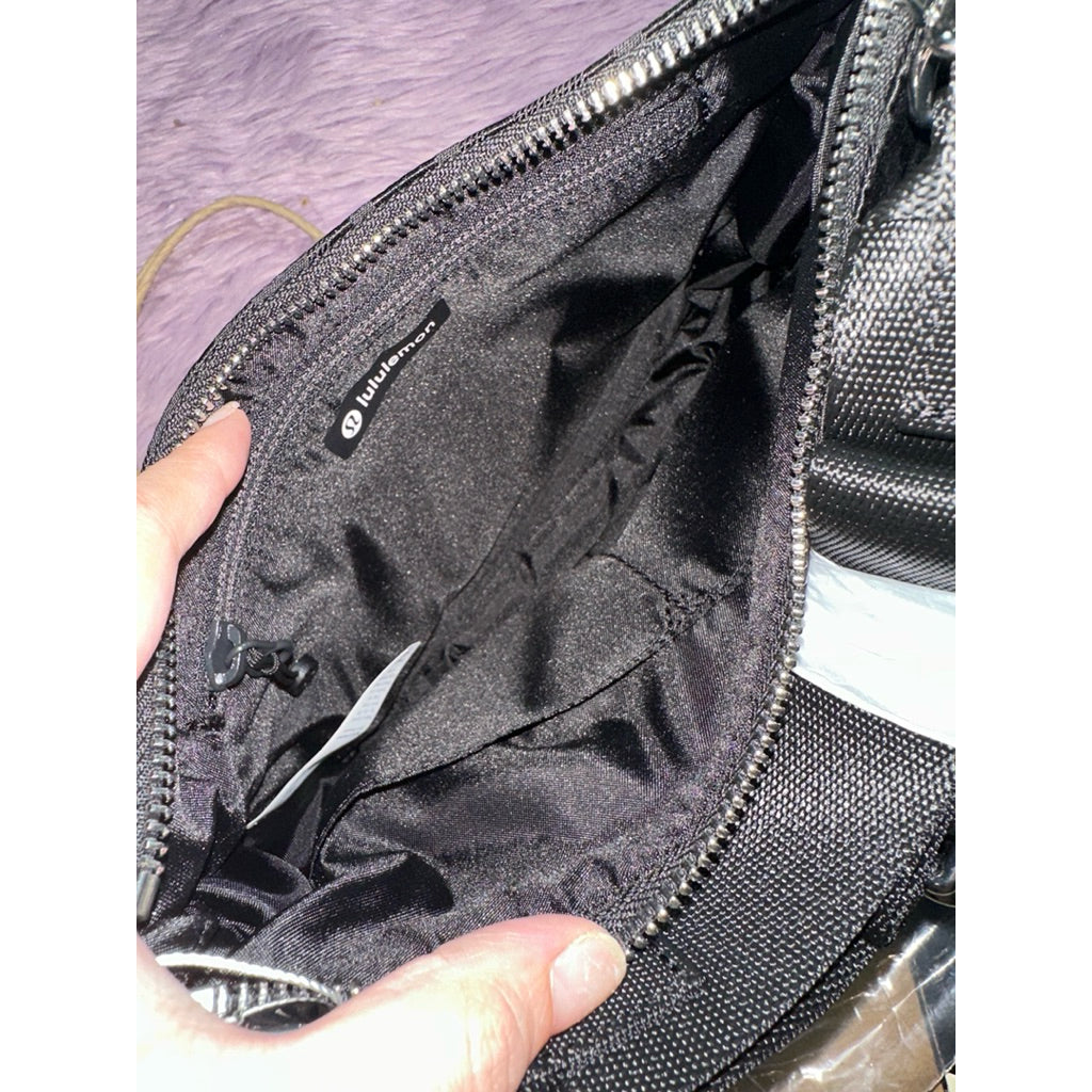 ORIG & IMPORTED Lululemon City Essentials Small Shoulder Nylon Bag 3L Monogram Black Pink Beige