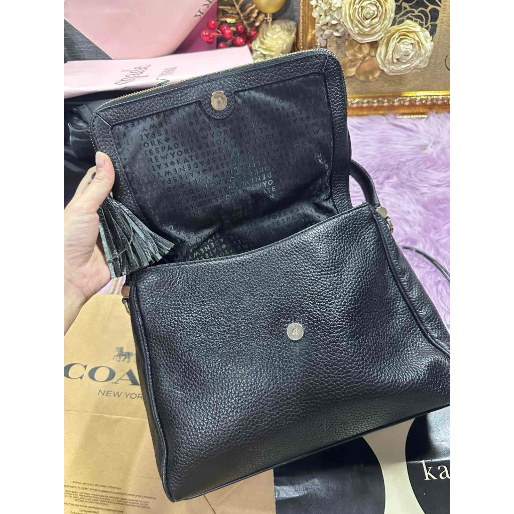 ORIG Preloved KS Chester Street Miri Black Top Handle Bag