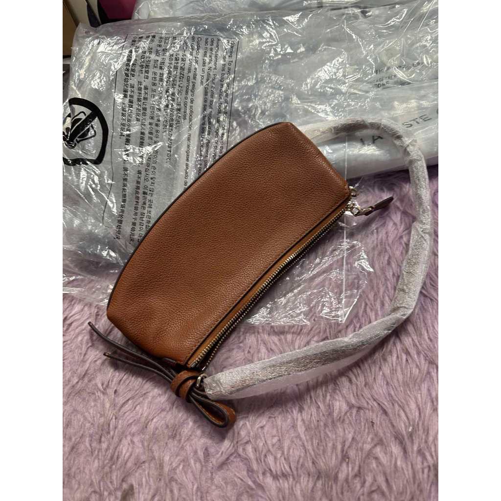 ORIG & IMPORTED KS Retail Loop Pochette Small Shoulder Bag Brown/Black