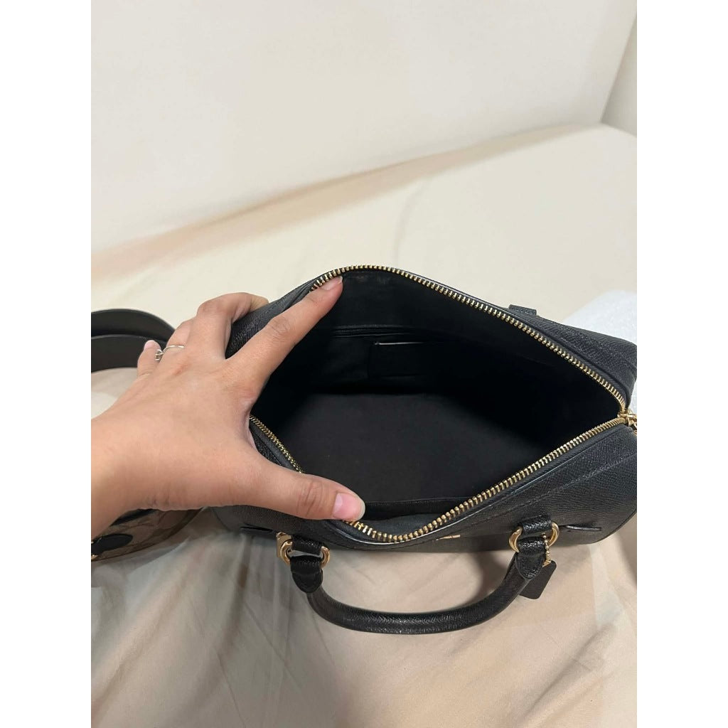 ORIG & IMPORTED CCH Rowan  Satchel With Thick Strap Black Bag