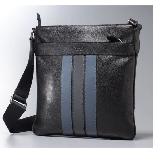 ORIG & IMPORTED CCH Charles Crossbody Men Black File Slim Bag