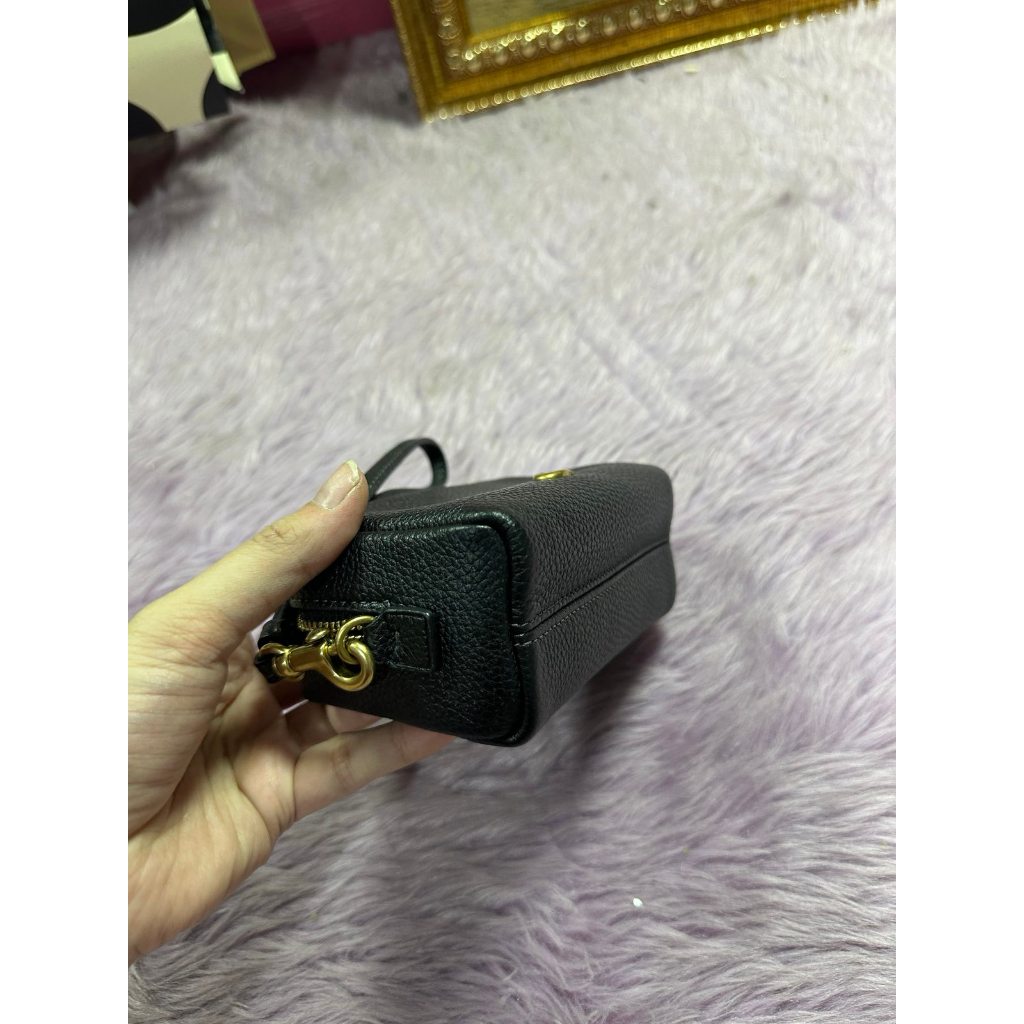 ORIG & IMPORTED CCH Essential Retail Mini Cosmetic Case Black Pouch Wristlet