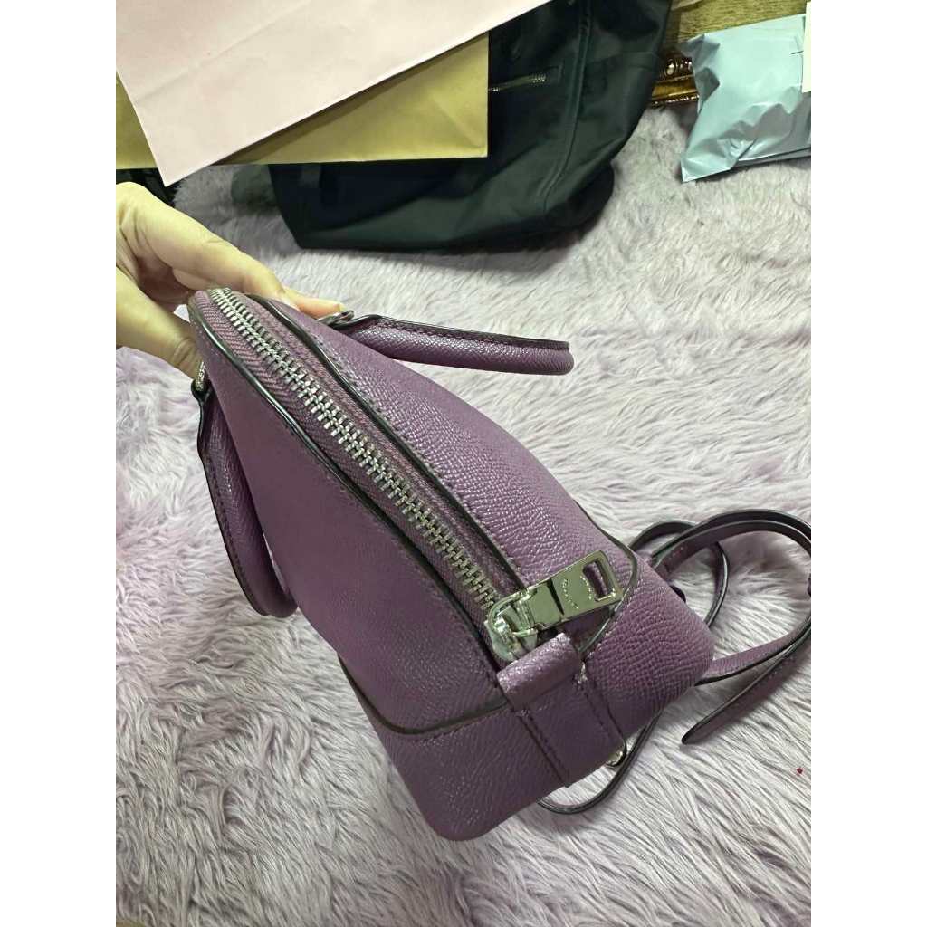 ORIG Preloved CCH Mini Sierra Satchel Dome Bag Dusty Lavender Purple