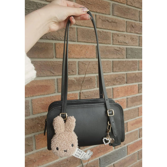 ORIG & IMPORTED CCH Retail Swing Zip 20 Shoulder Small Black Bag