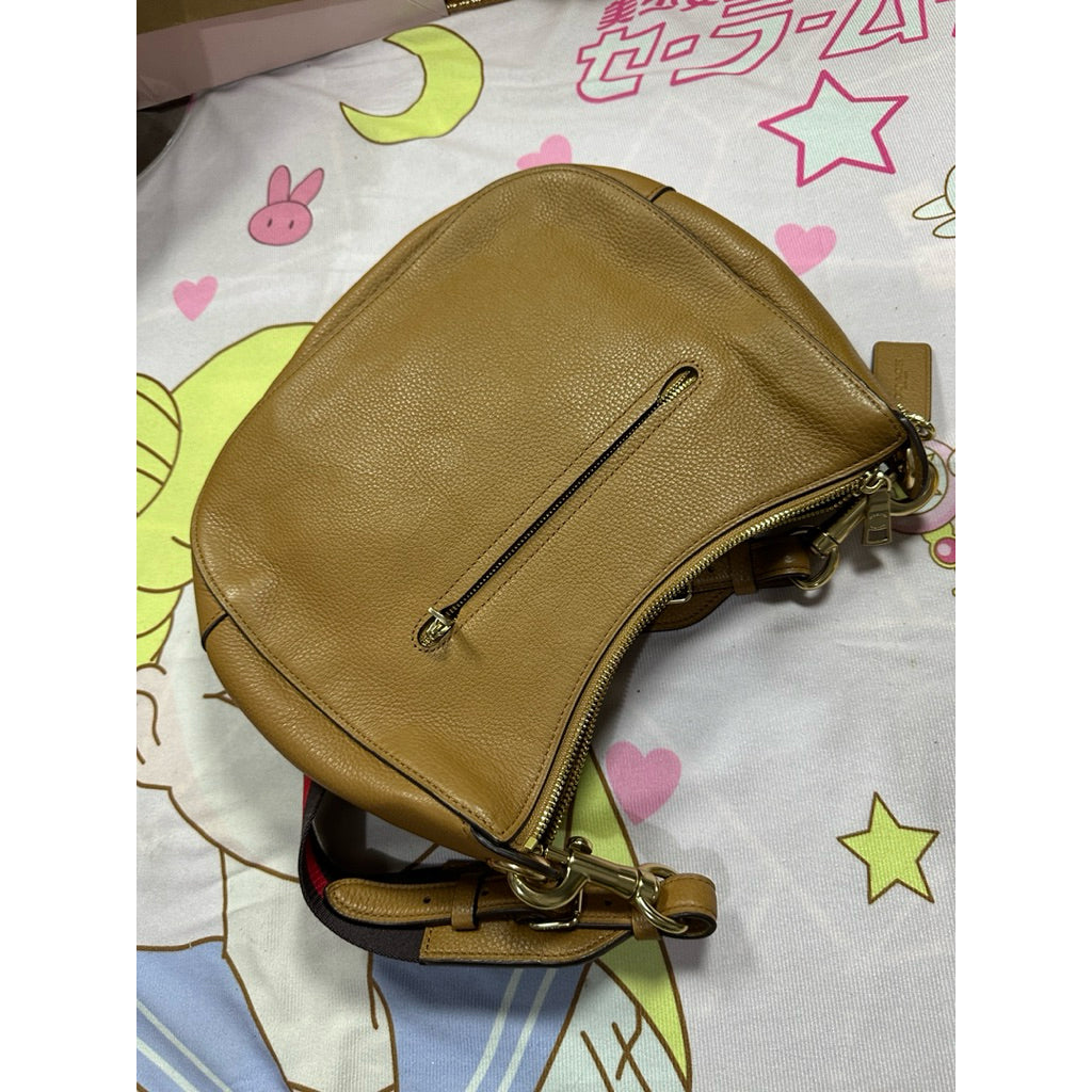 ORIG Preloved Coach Jes Hobo Large Brown Shoulder Bag