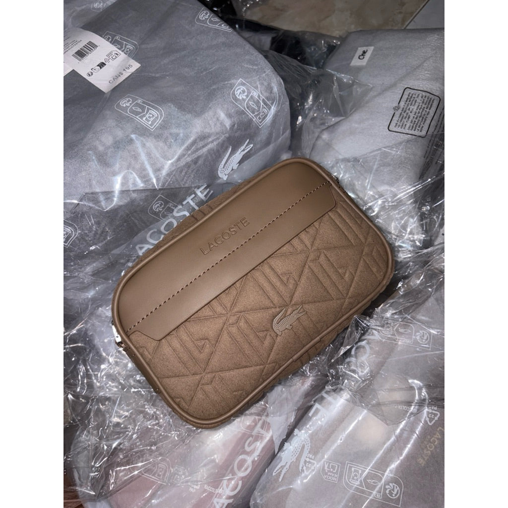 ORIG & IMPORTED Lacoste Small The Blend Reporter Mini Men Bag Brown