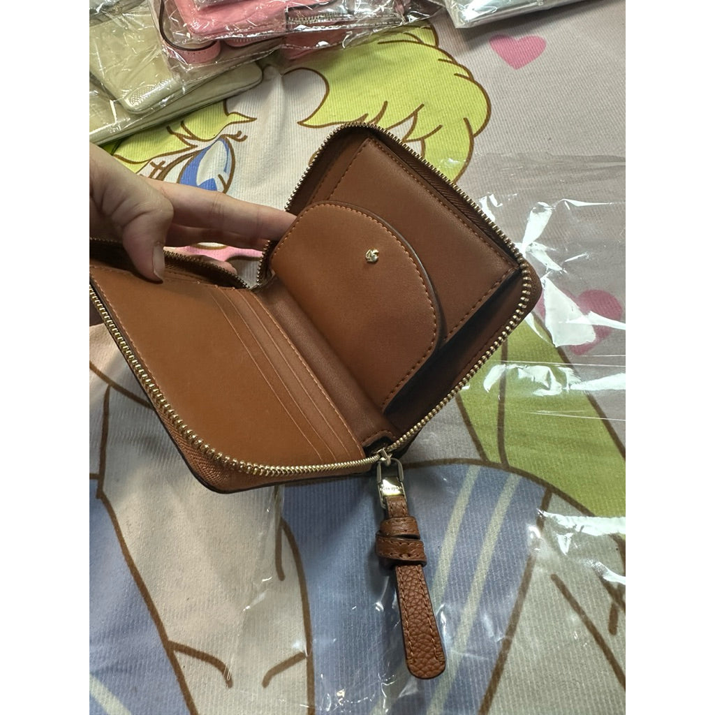 ORIG & IMPORTED KS Loop Zip Around Brown Wallet