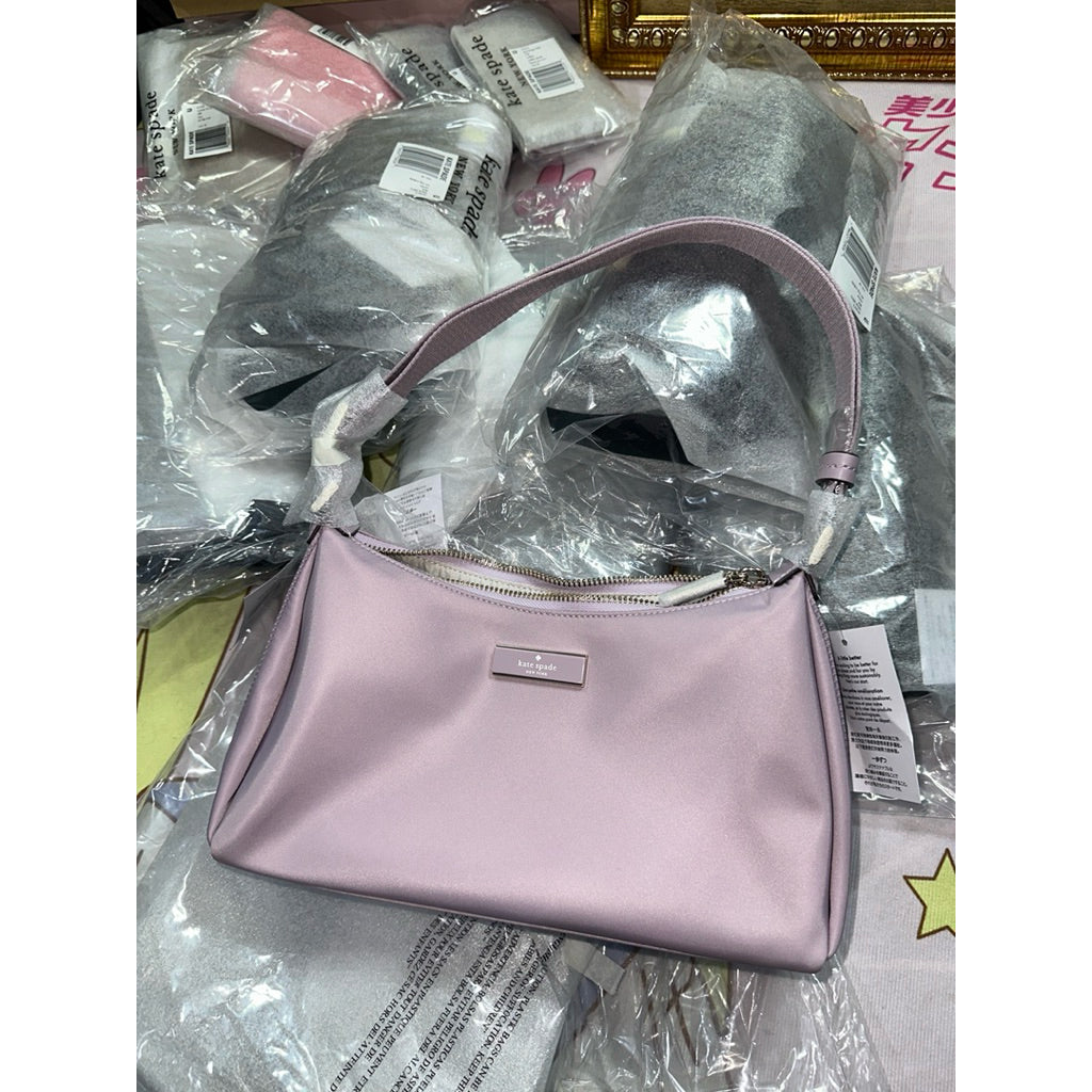 ORIG & IMPORTED KS Carter Small Nylon Shoulder Black/Brown/Pink/taupe/Green/Purple Bag