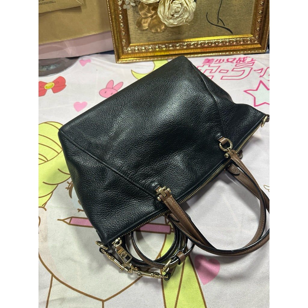 ORIG Preloved CCH Prairie Satchel Black/Brown Bag