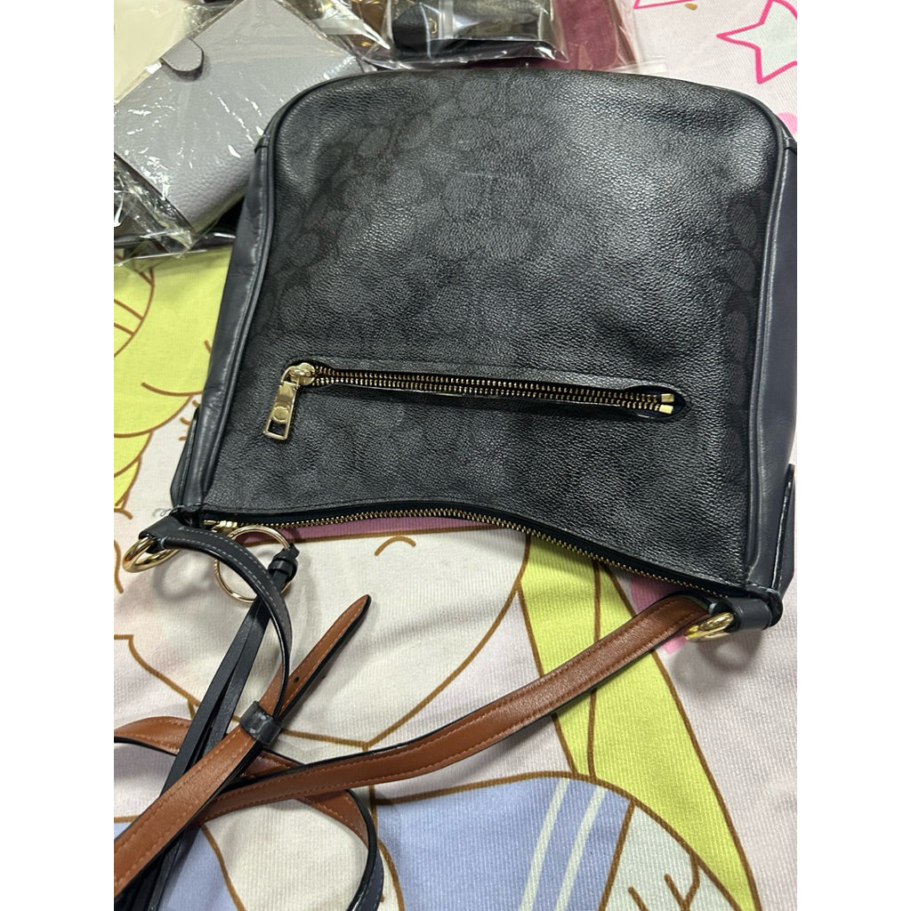 ORIG Preloved Retail CCH Chaise Crossbody File Medium Black Bag