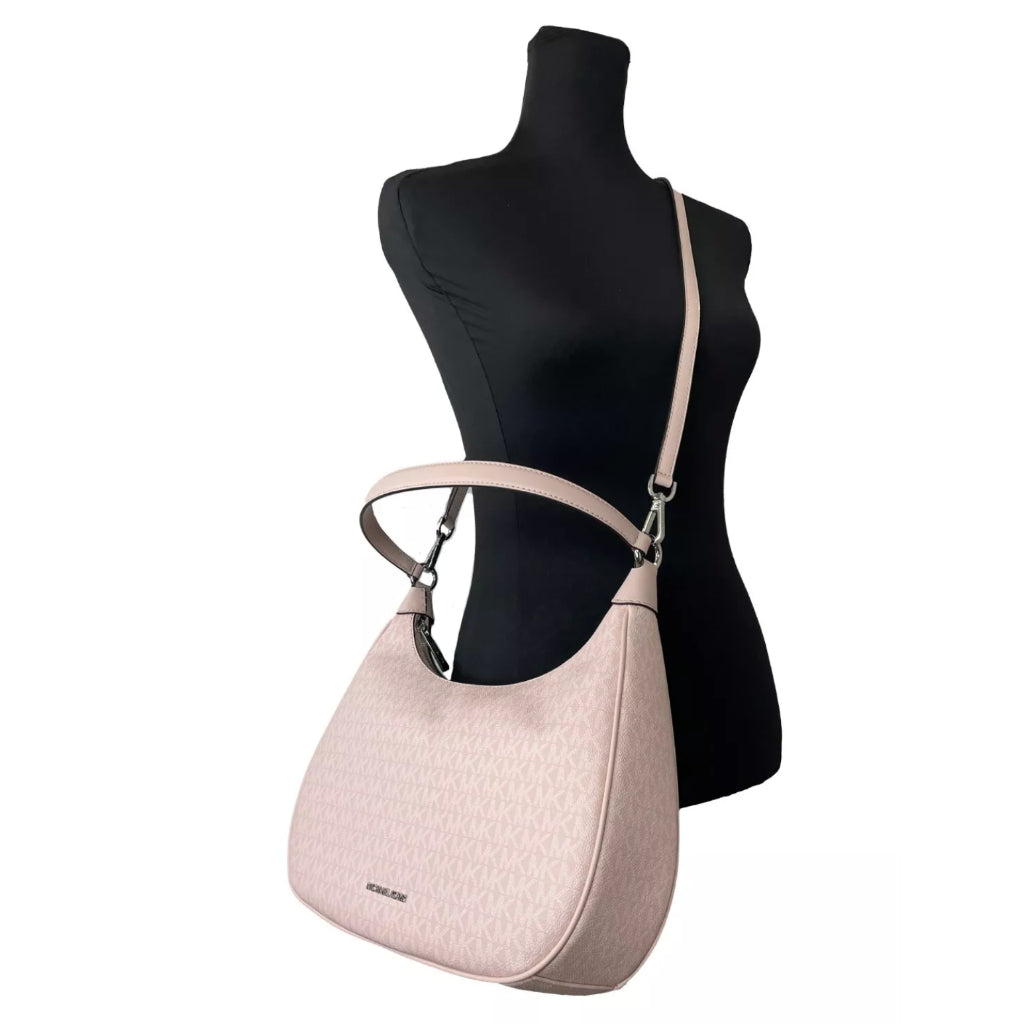 ORIG & IMPORTED MK Cora Large Logo Shoulder Pink Hobo Bag
