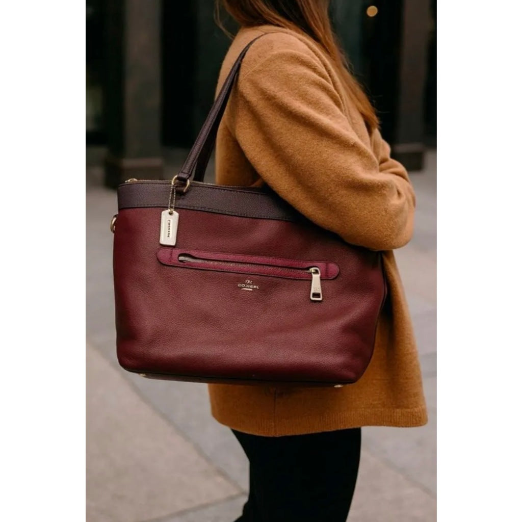 ORIG Preloved CCH Tyler Shoulder Hobo Crossbody Large Tote Brown Bag