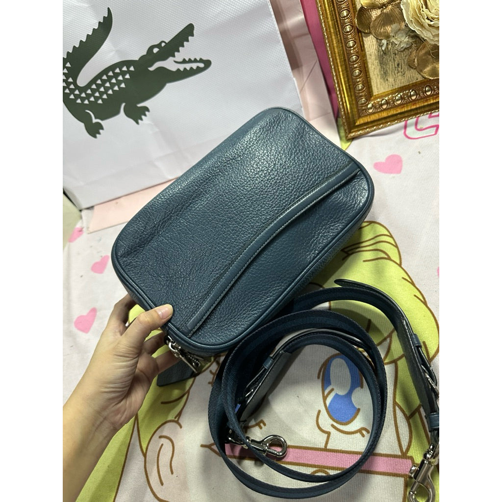 ORIG Preloved CCH Jes Double Zip Camera Blue Bag