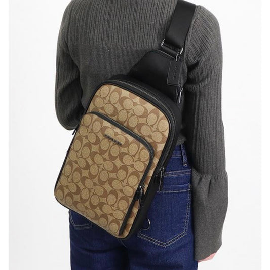 ORIG Preloved CCH Ethan Pack Body Men's Bag Khaki Brown