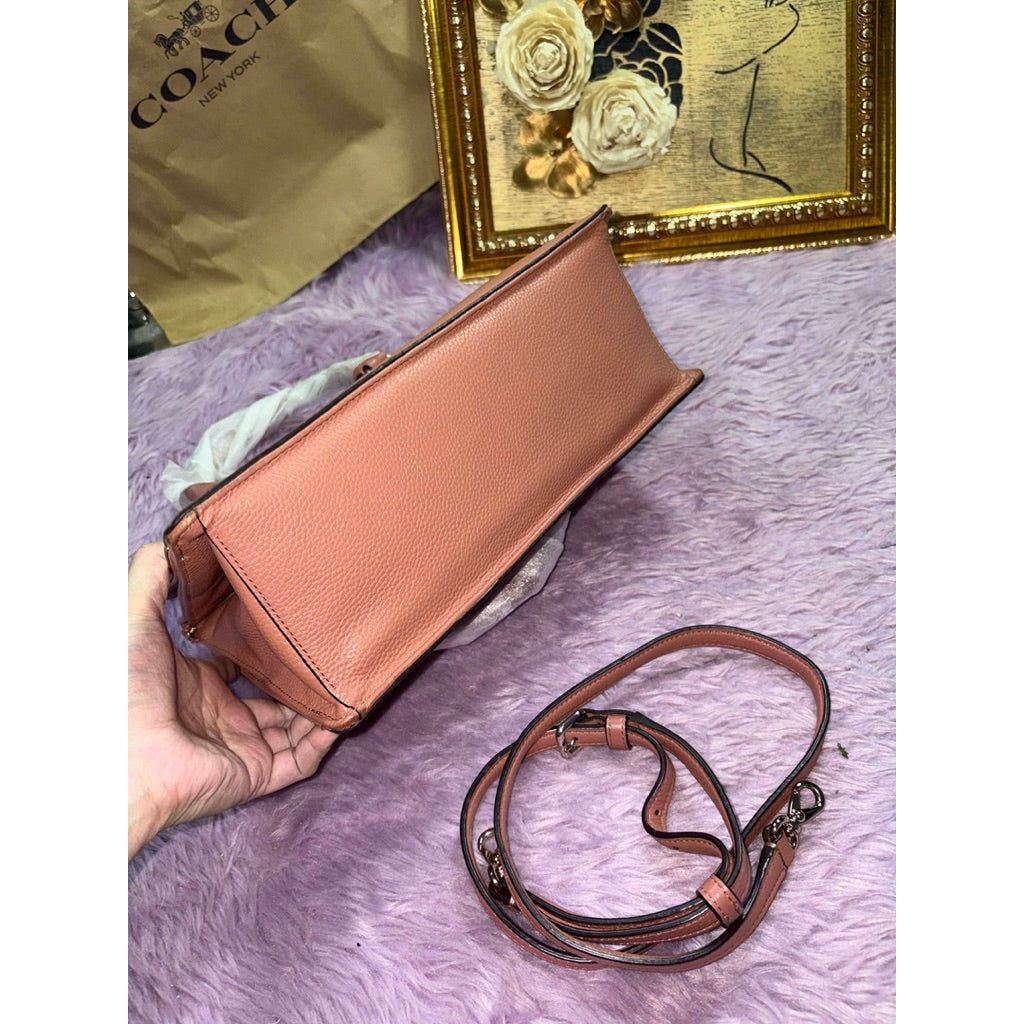 ORIG Preloved KS Mulberry Street Lise Satchel Brownish Pink Bag
