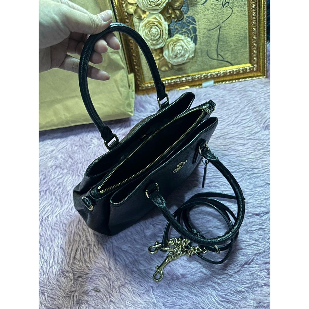 ORIG Preloved CCH Mini Sage Carryall Small Satchel Bag Black