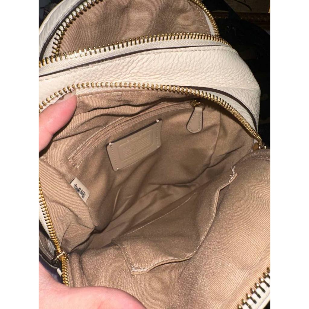ORIG Preloved CCH Mini Court Backpack White Bag