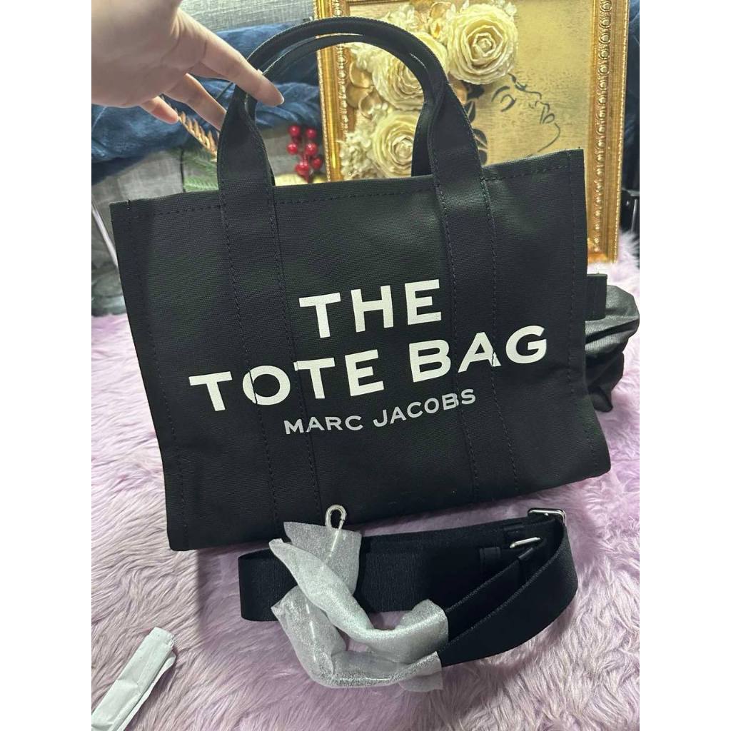 ORIG & IMPORTED MJ The Canvas Medium Tote Black Bag