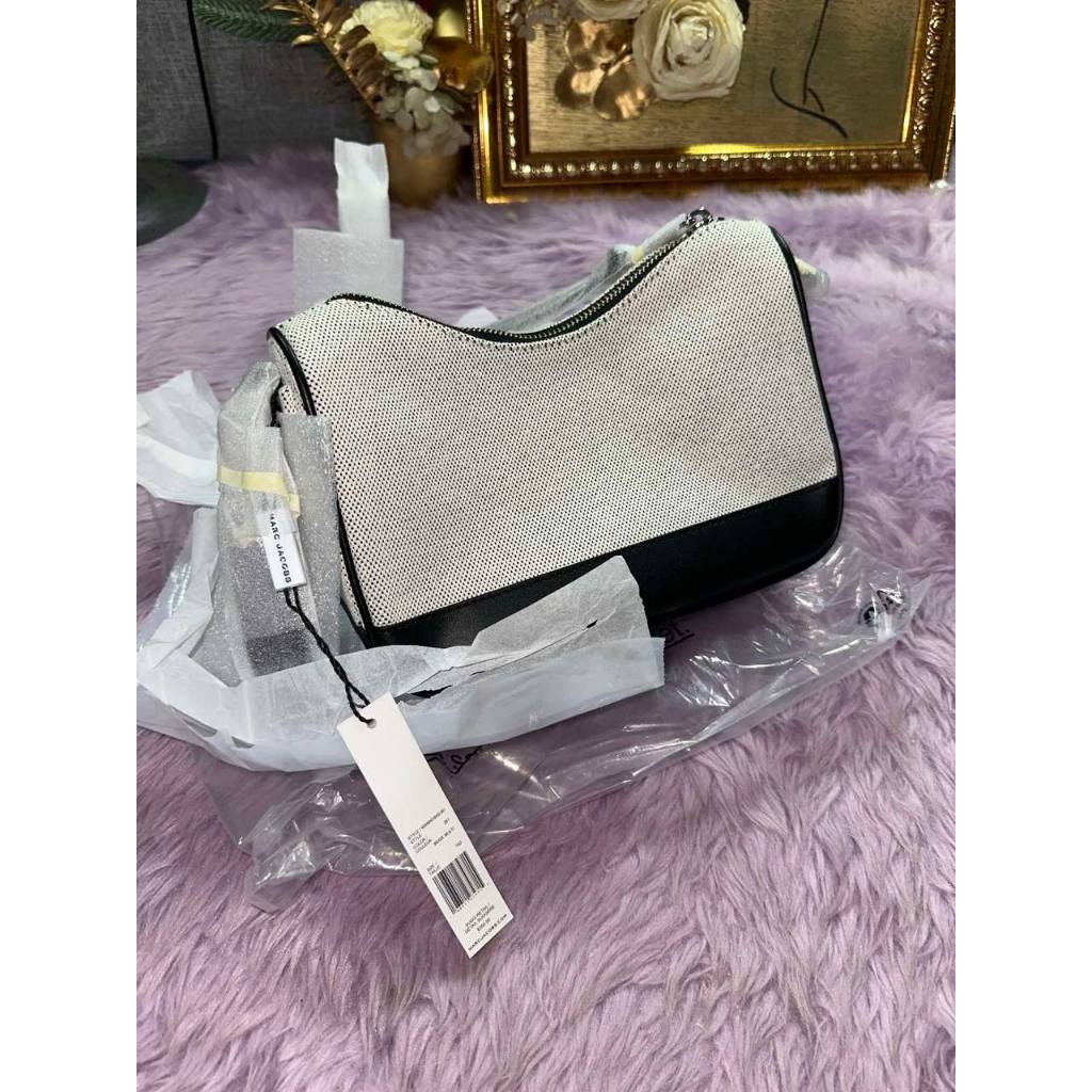 ORIG & IMPORTED MJ Drifter Small Hobo Bag Black/White