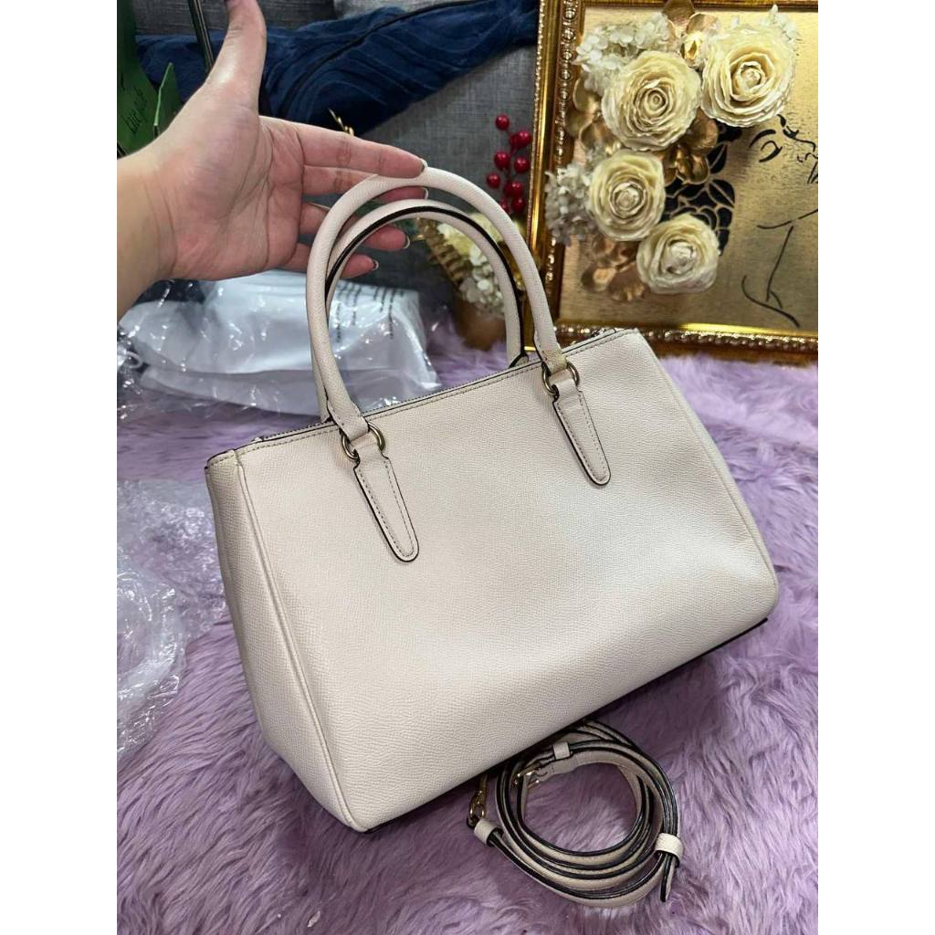 ORIG Preloved CCH Surrey Carryall Satchel White Bag