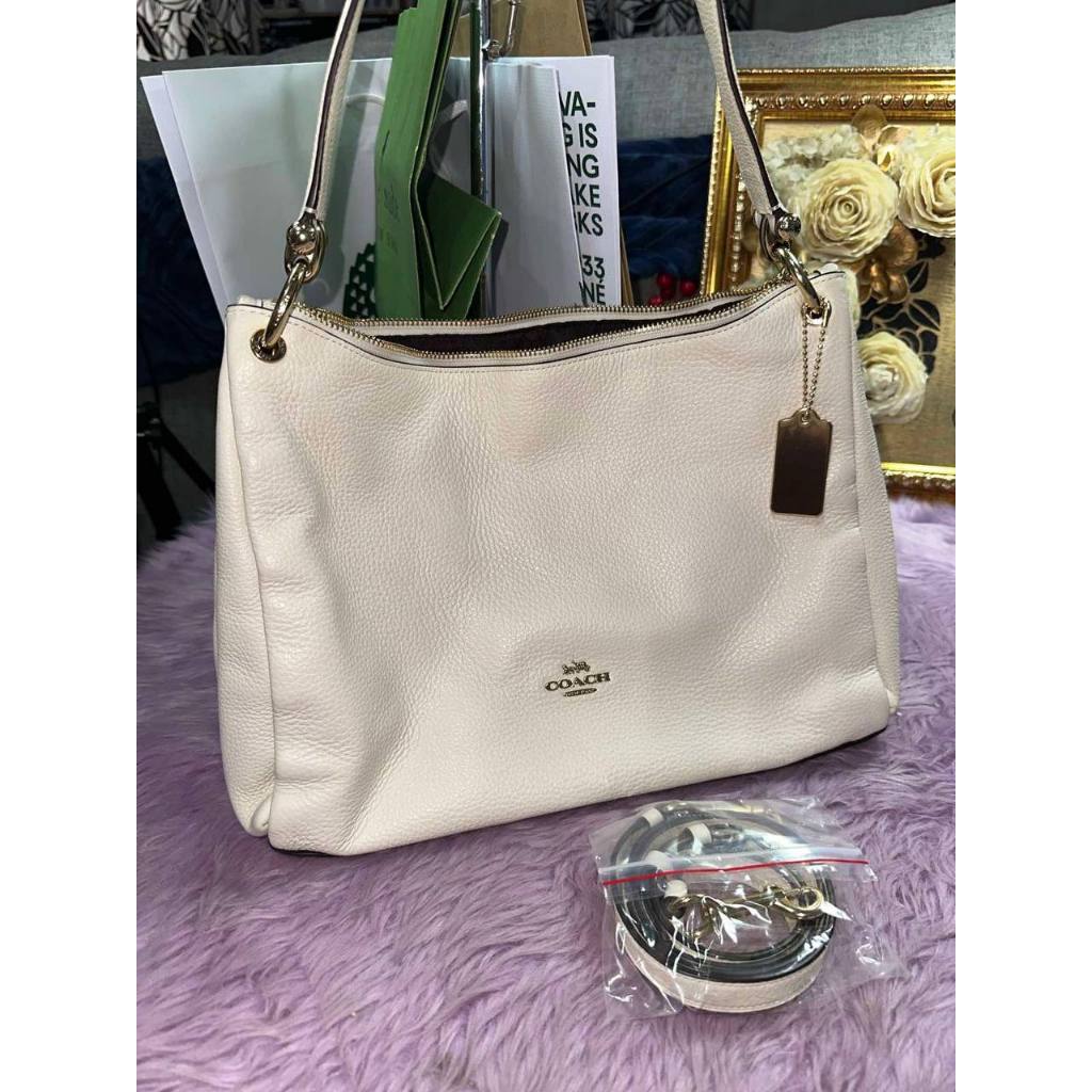 ORIG Preloved CCH Mia Shoulder White Bag
