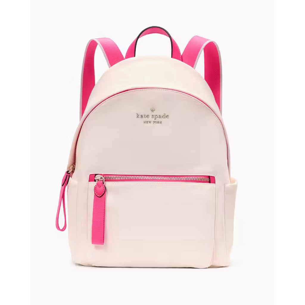 DISCONTINUED NO RESTOCK! ORIG & IMPORTED KS Chelsea Medium Backpack Black Nylon Bag Blue