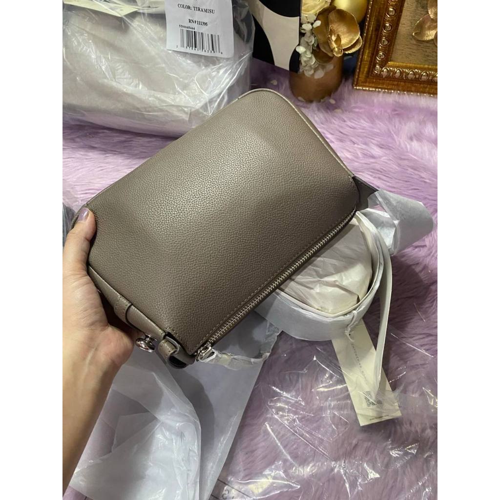 ORIG & IMPORTED TB ROMY SMALL SHOULDER BAG WILD MUSHROOM BROWN