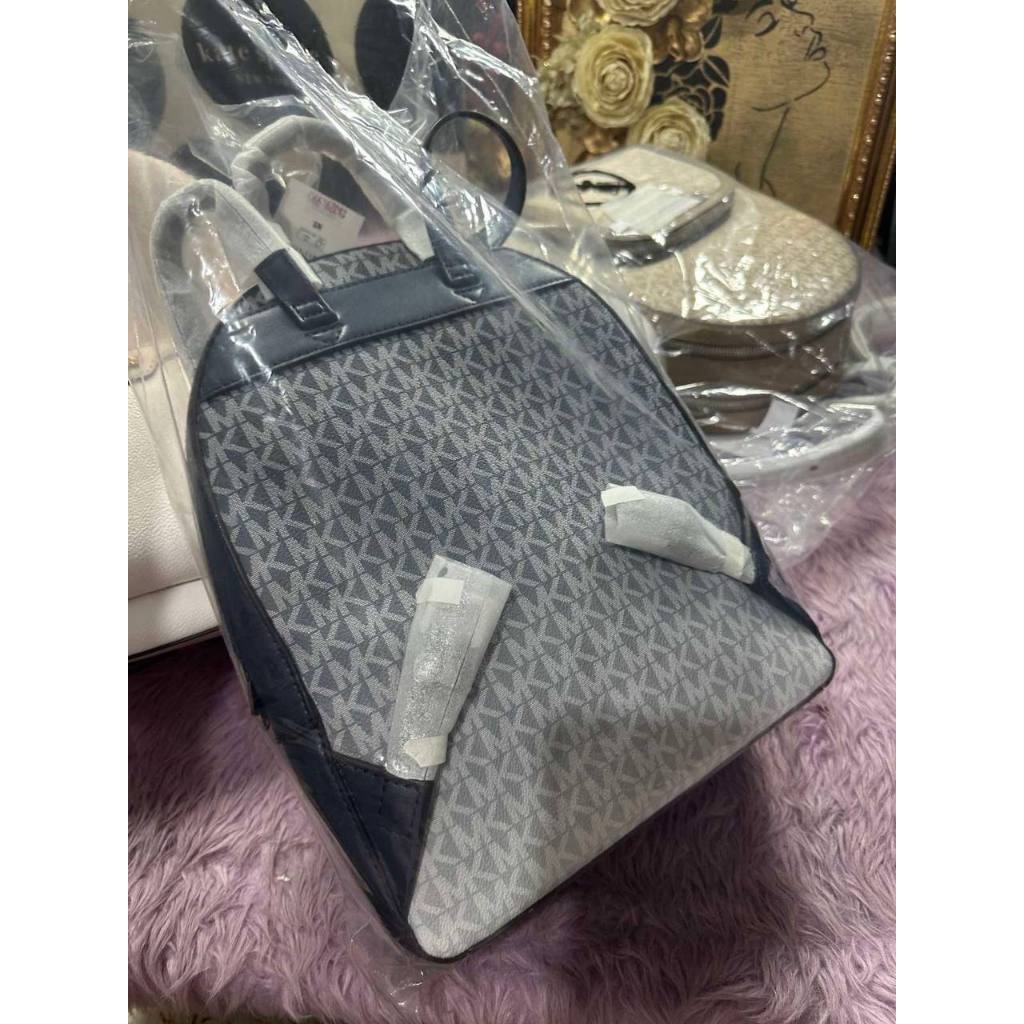 ORIG & IMPORTED MK Jaycee Medium Ombré Signature Logo Backpack Navy Bag