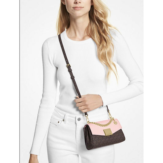 ORIG & IMPORTED MK Lita Crossbody Bag Pink/Brown Small Bag