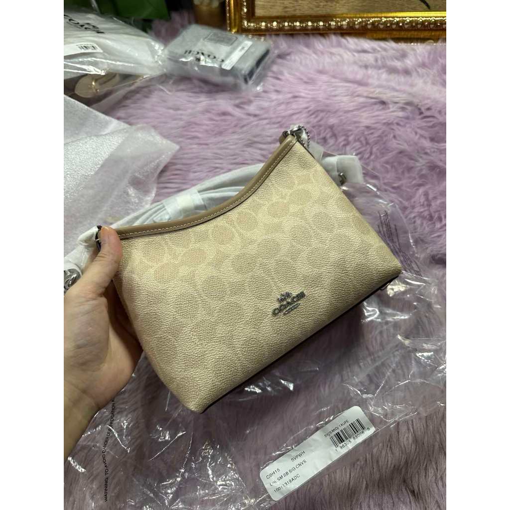 ORIG & IMPORTED CCH Laurel Small Shoulder Bag In Signature Canvas in Sand