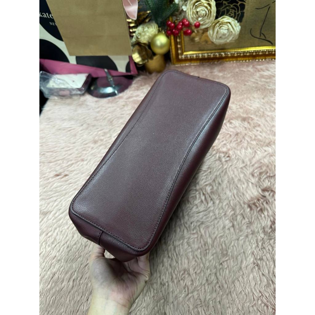 ORIG & IMPORTED KS Harper Satchel Red Bag Cherrywood