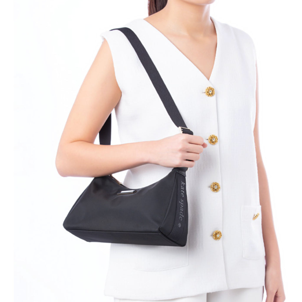 ORIG & IMPORTED KS Carter Small Nylon Shoulder Black/Brown/Pink/taupe/Green/Purple Bag