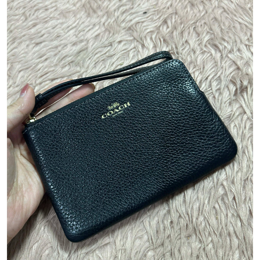 ORIG & IMPORTED CCH Corner Zip Small Wristlet Card Purse Wallet