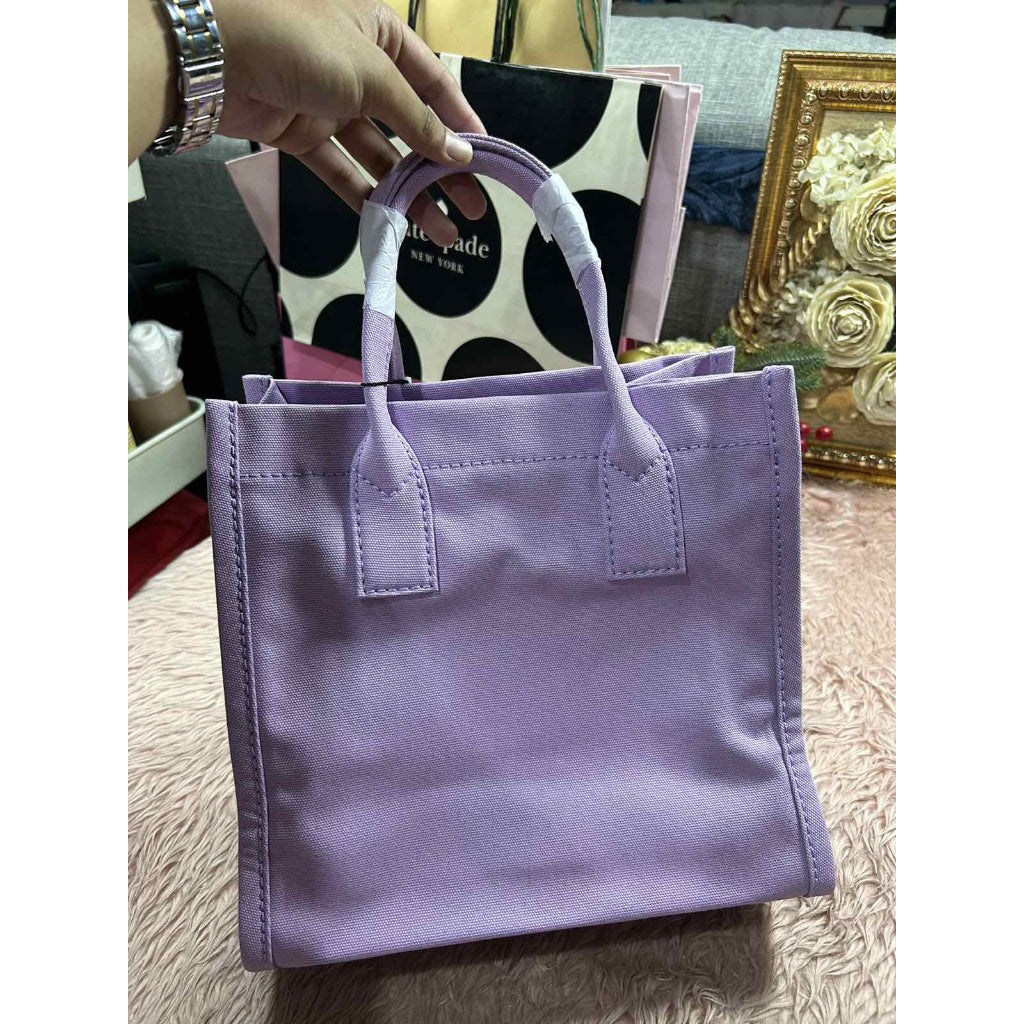 ORIG & IMPORTED MJ Canvas Standard Supply Small Tote Bag Purple