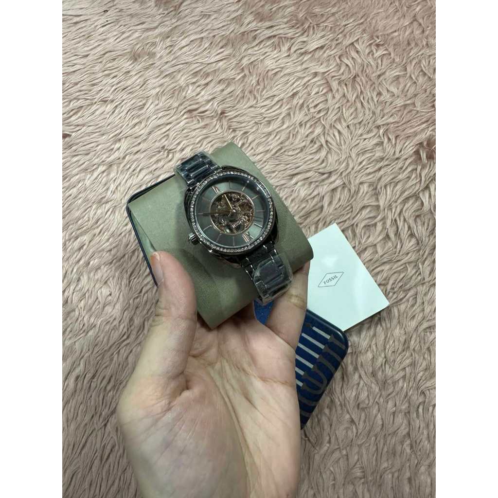 ORIG & IMPORTED Women's Vale Automatic, Gunmetal-Tone Stainless Steel Watch - BQ3730